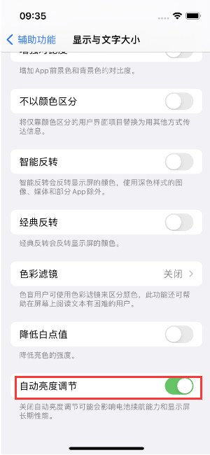 虞城苹果15维修店分享iPhone 15 Pro系列屏幕亮度 