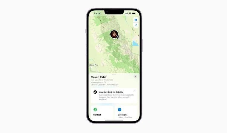 虞城苹果14维修分享iPhone14系列中 FindMy功能通过卫星分享位置方法教程 