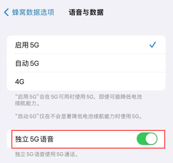 虞城苹果14维修分享iPhone 14 Pro如何开启VoNR 